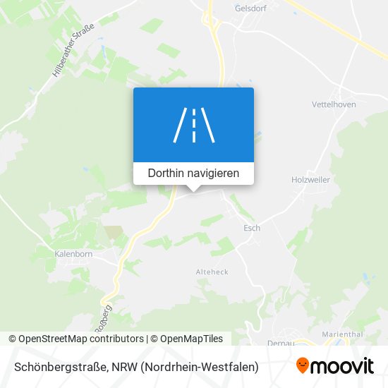 Schönbergstraße Karte