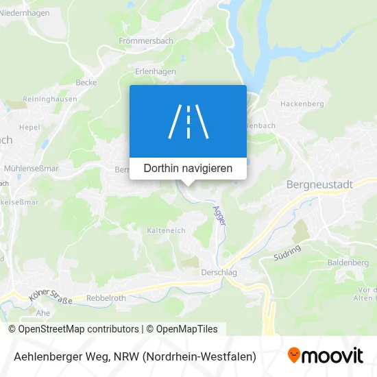 Aehlenberger Weg Karte