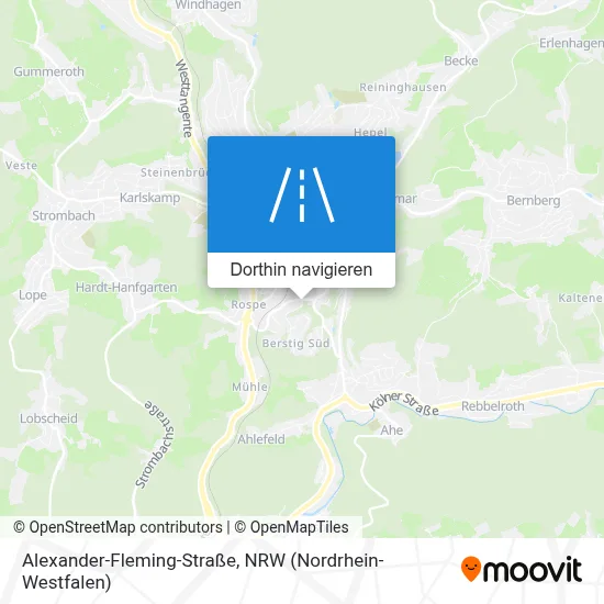 Alexander-Fleming-Straße Karte