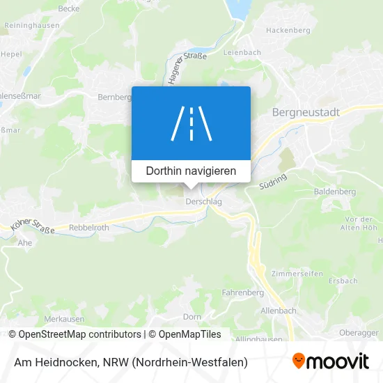 Am Heidnocken Karte