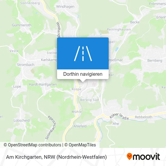 Am Kirchgarten Karte