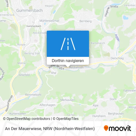 An Der Mauerwiese Karte