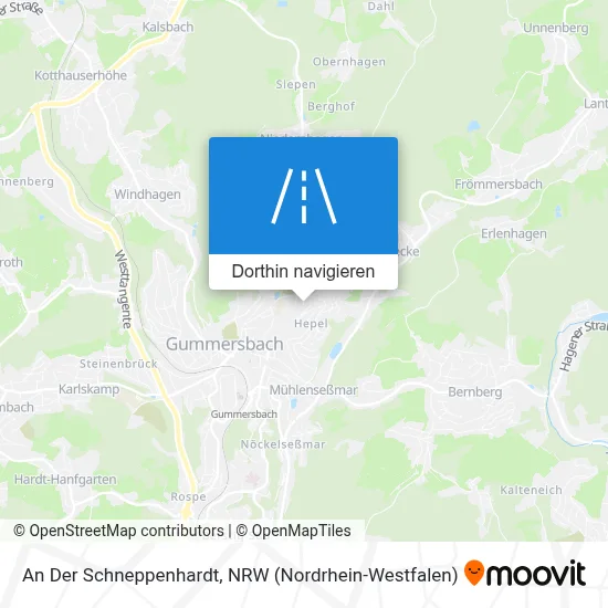 An Der Schneppenhardt Karte