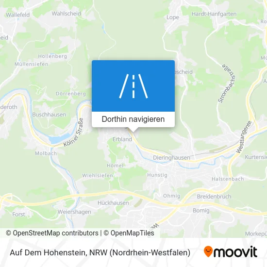 Auf Dem Hohenstein Karte