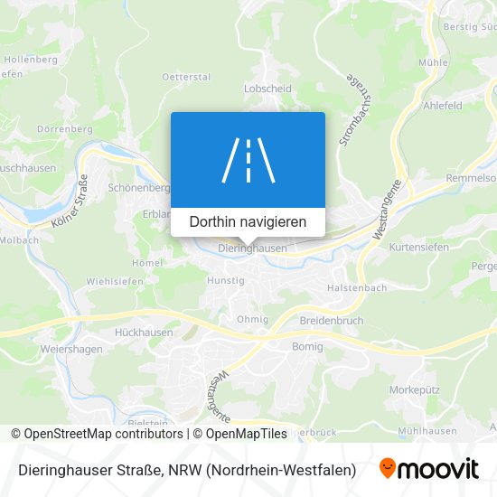Dieringhauser Straße Karte
