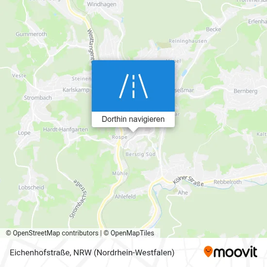 Eichenhofstraße Karte