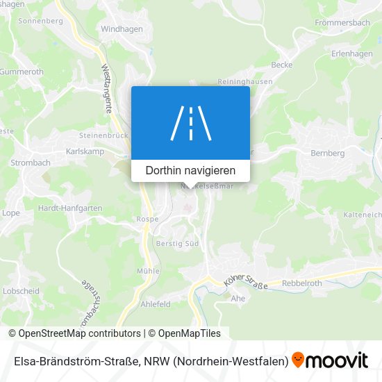 Elsa-Brändström-Straße Karte