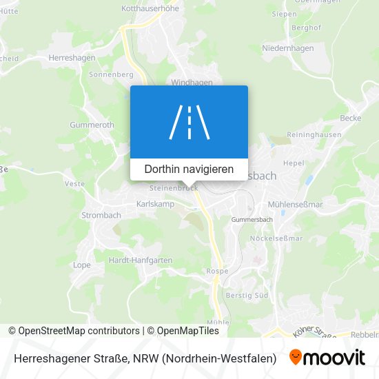 Herreshagener Straße Karte