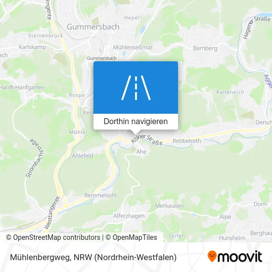 Mühlenbergweg Karte