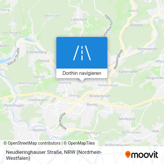 Neudieringhauser Straße Karte