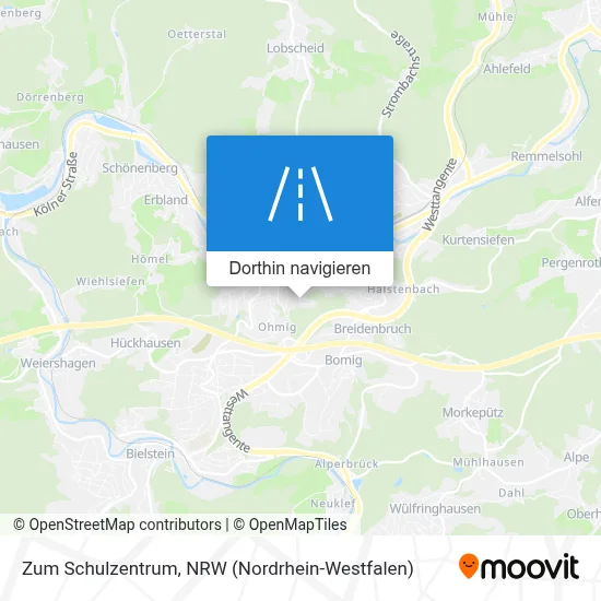 Zum Schulzentrum Karte
