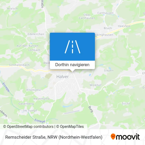 Remscheider Straße Karte