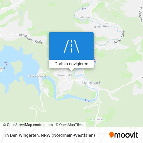 In Den Wingerten Karte