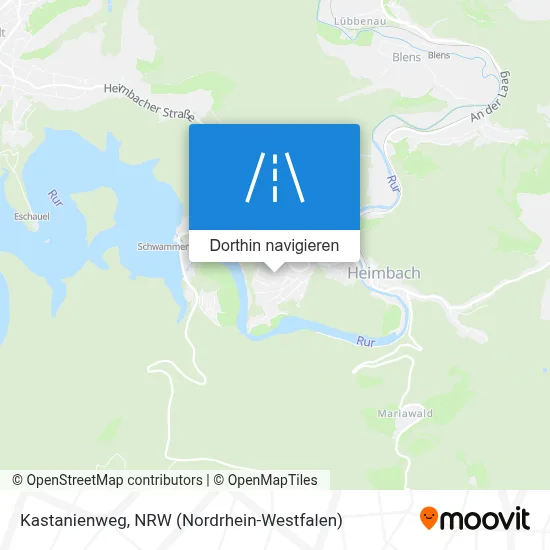Kastanienweg Karte