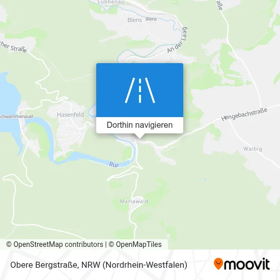 Obere Bergstraße Karte