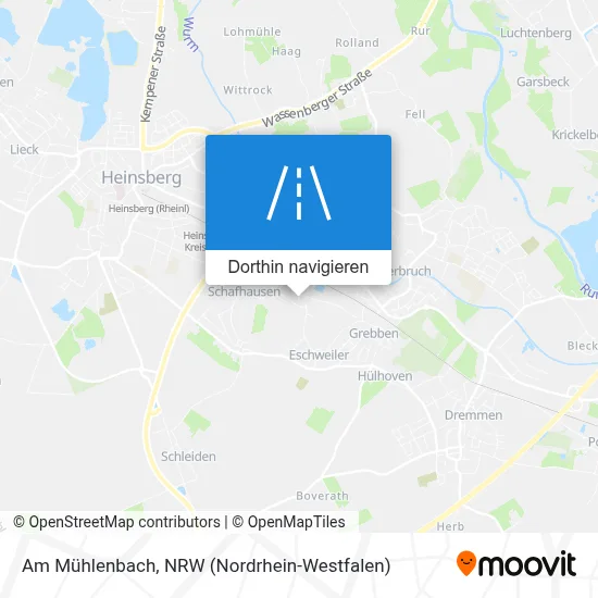Am Mühlenbach Karte