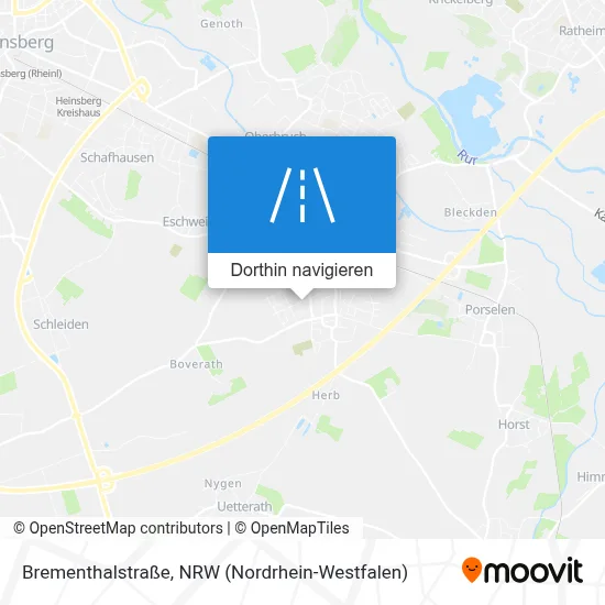 Brementhalstraße Karte