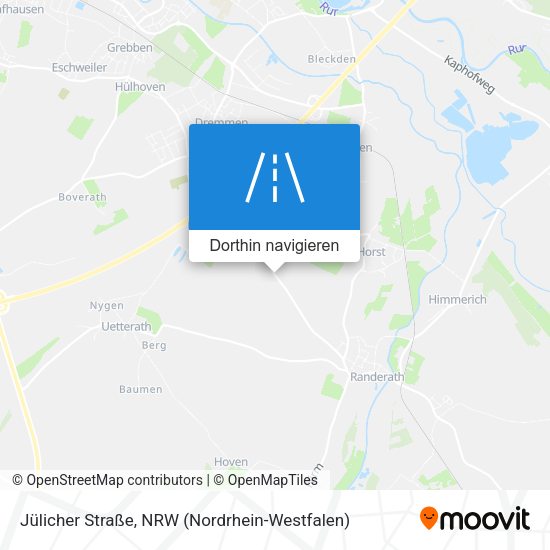 Jülicher Straße Karte