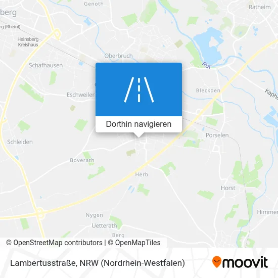 Lambertusstraße Karte