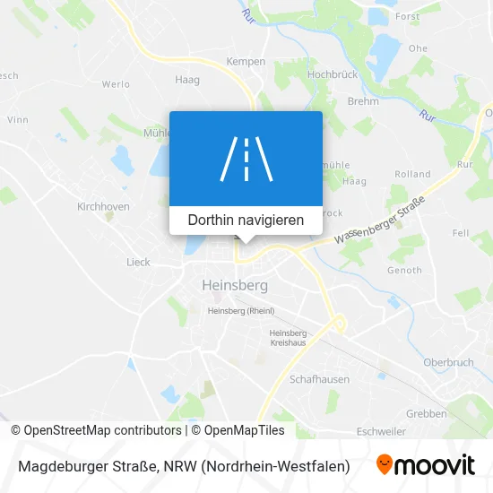 Magdeburger Straße Karte