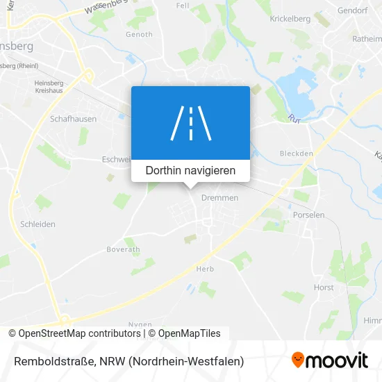 Remboldstraße Karte