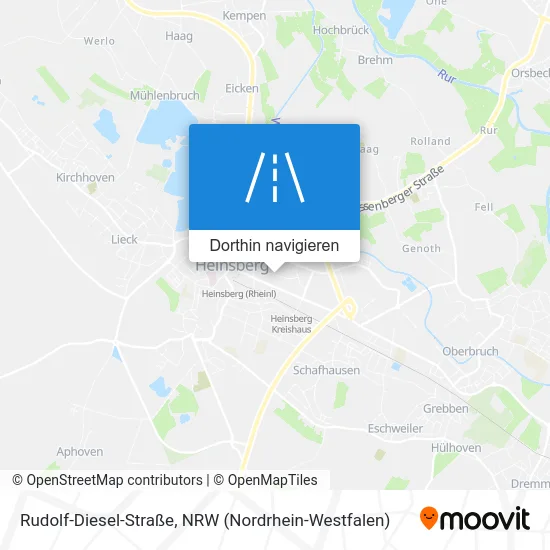 Rudolf-Diesel-Straße Karte