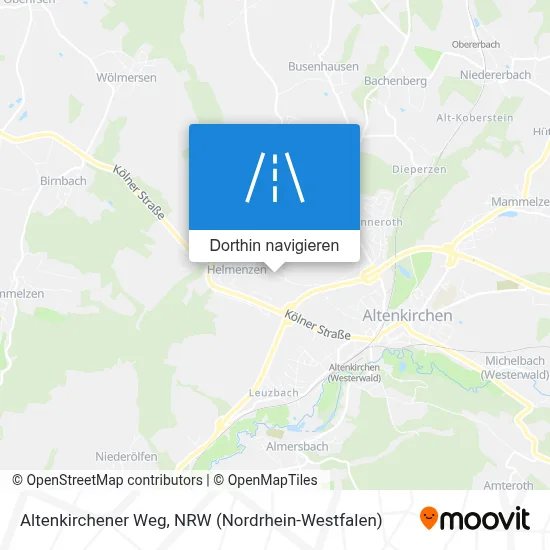 Altenkirchener Weg Karte