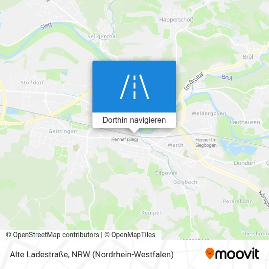 Alte Ladestraße Karte