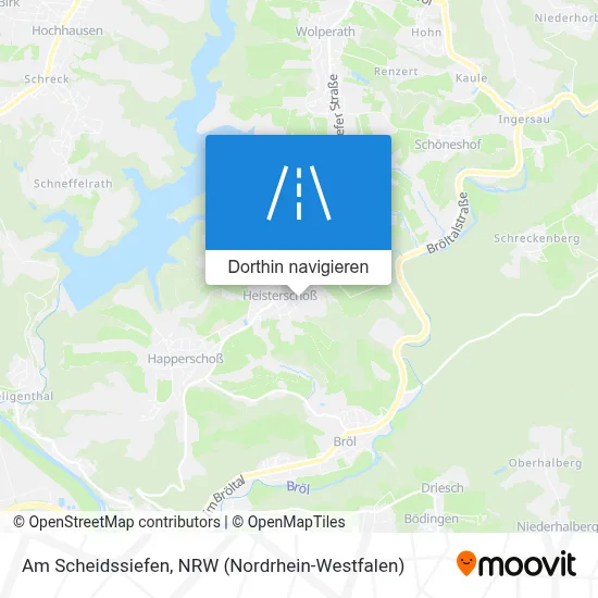 Am Scheidssiefen Karte