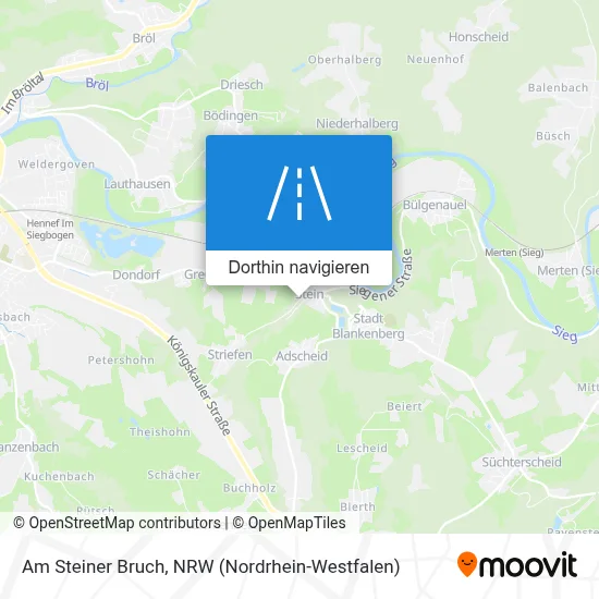 Am Steiner Bruch Karte