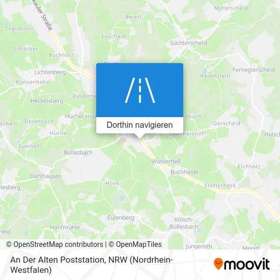 An Der Alten Poststation Karte