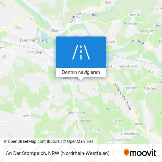 An Der Stompeich Karte