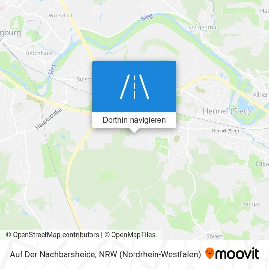 Auf Der Nachbarsheide Karte