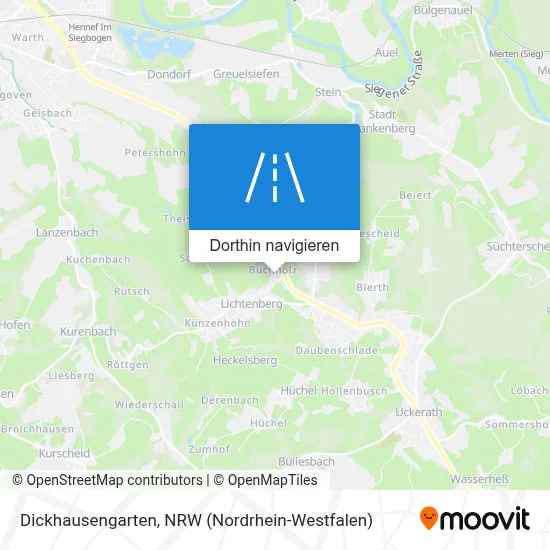 Dickhausengarten Karte