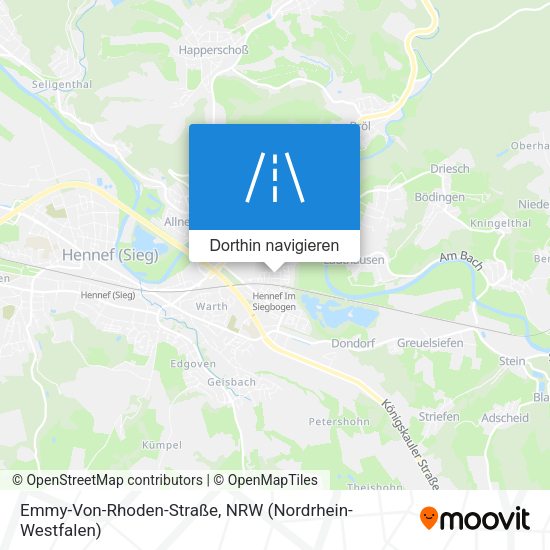 Emmy-Von-Rhoden-Straße Karte