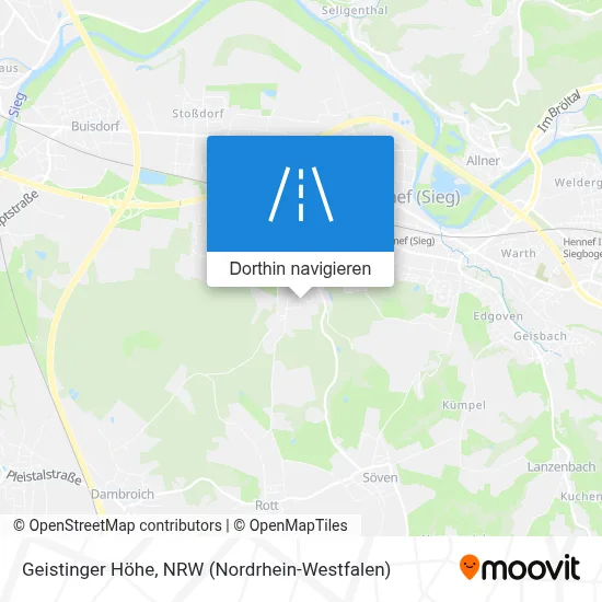 Geistinger Höhe Karte