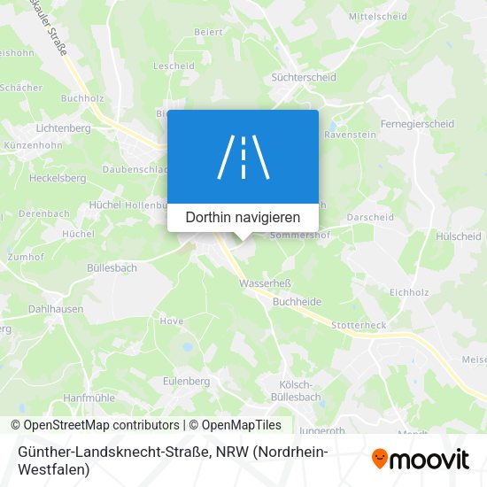 Günther-Landsknecht-Straße Karte