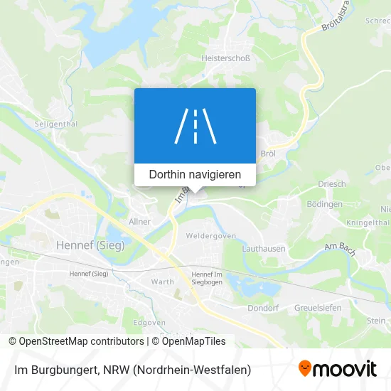 Im Burgbungert Karte