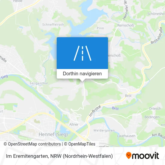 Im Eremitengarten Karte