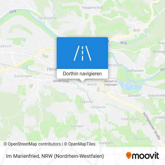 Im Marienfried Karte