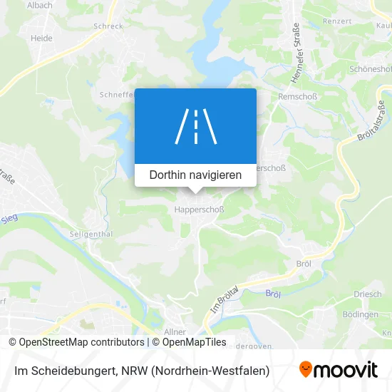 Im Scheidebungert Karte