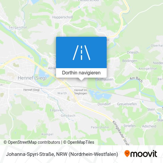 Johanna-Spyri-Straße Karte