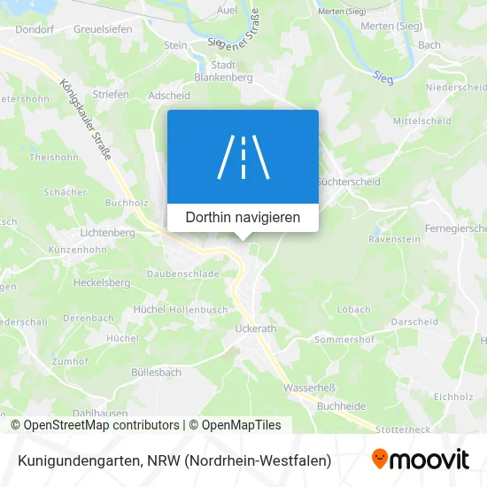 Kunigundengarten Karte