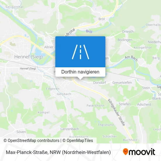 Max-Planck-Straße Karte