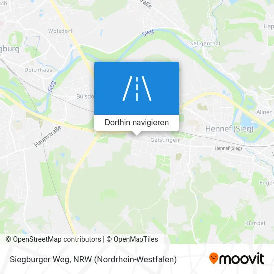 Siegburger Weg Karte