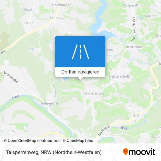 Talsperrenweg Karte