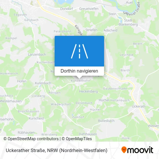 Uckerather Straße Karte