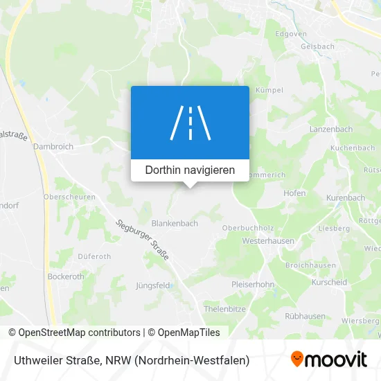 Uthweiler Straße Karte