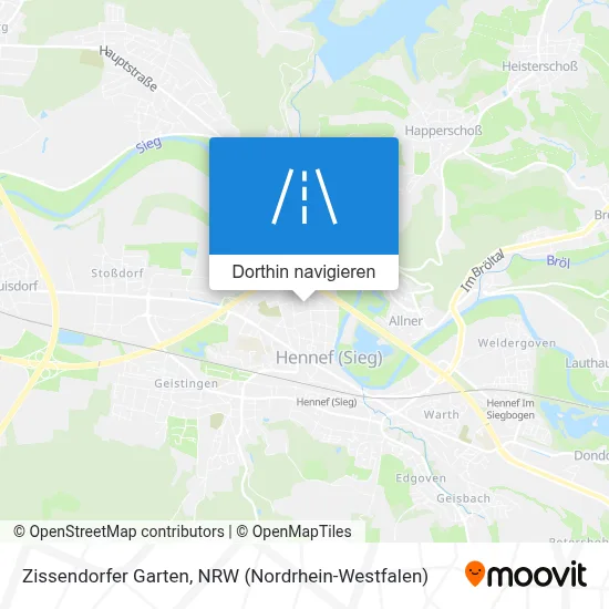 Zissendorfer Garten Karte