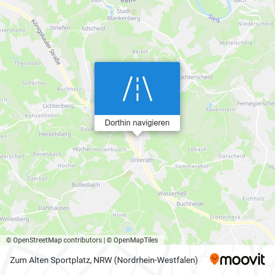 Zum Alten Sportplatz Karte